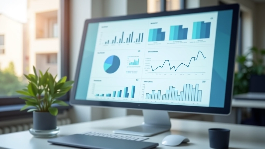 Grafische Darstellung von Immobilienmarkt-Daten und Statistiken